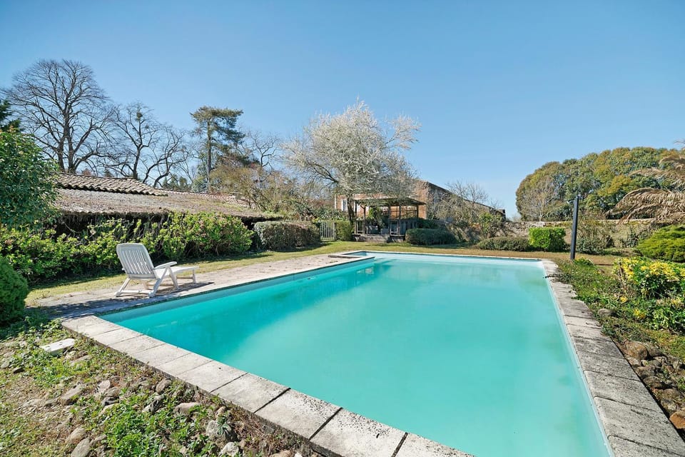 Property building, Living room, Swimming pool