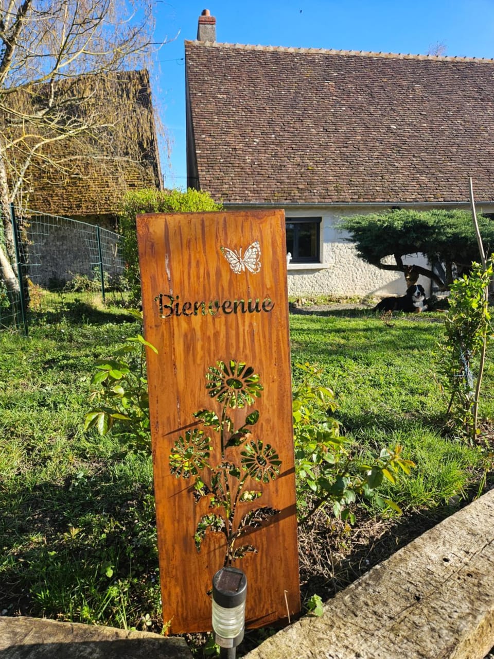 Property logo or sign, Garden, Text overlay