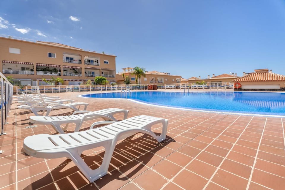 Property building, Living room, Swimming pool