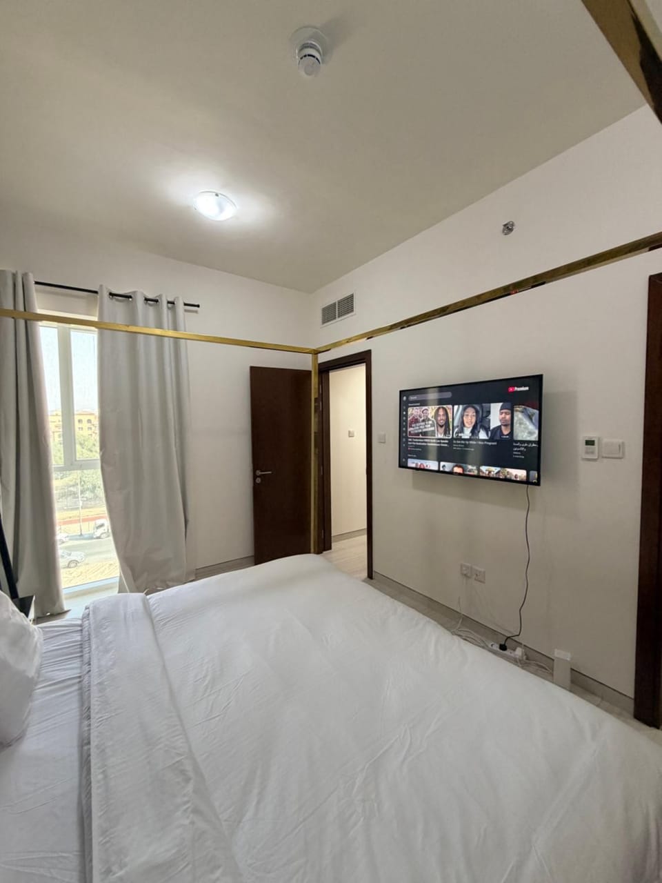 Brand new master bedroom in JVC Apartment in Dubai