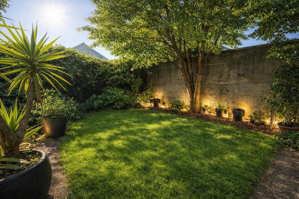 Natural landscape, Garden, Garden view