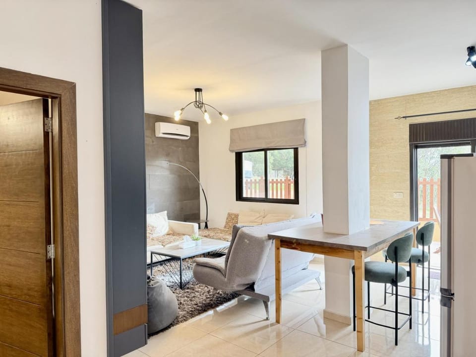 Living room, Dining area, air conditioner