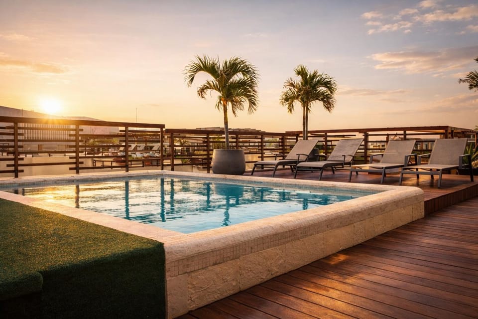 Penthouses Aldea Thai Rooftop Private Pool - Ideal for Groups and Bachelorette Party Apartment in Playa del Carmen