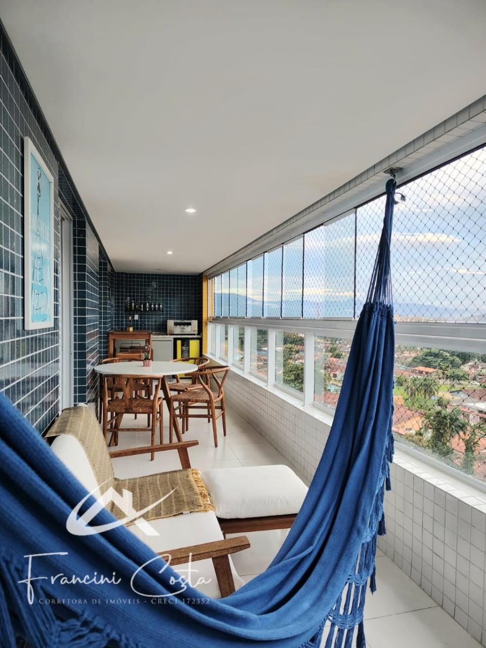 Apto com Vista para o Mar em Bertioga, 2 Quartos, Suíte e Churrasqueira Apartment in Bertioga