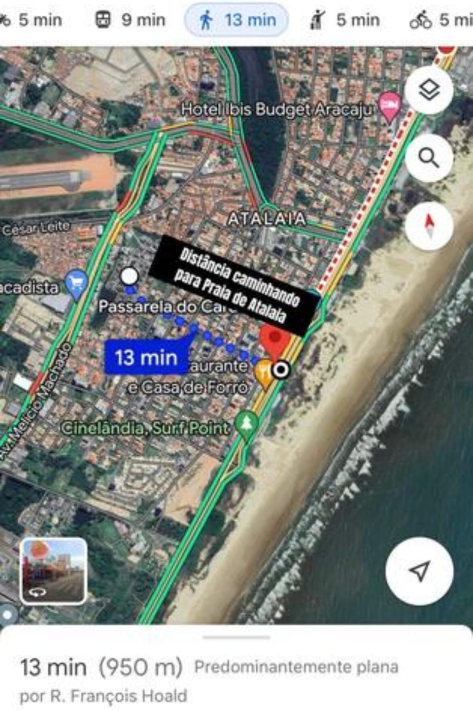 Apê Acochegante 900m Orla para até 5 hóspedes, 101 Apartment in Aracaju