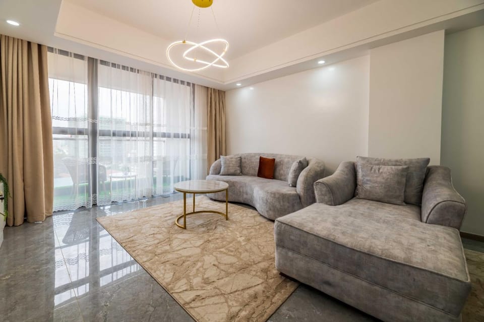 Beautifully furnished apartment with swimming pool ample parking space fully equipped gym child play area and amazing city views Apartment in Nairobi