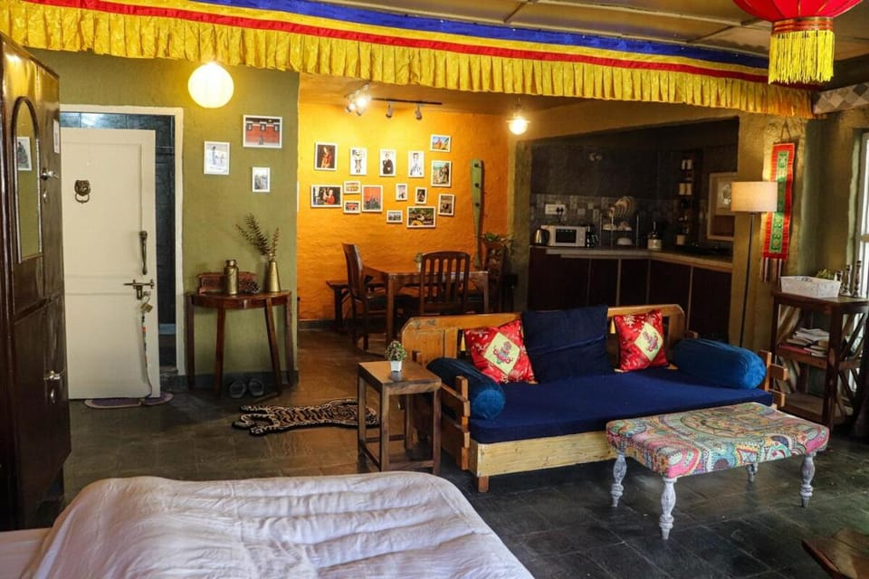Independent Tibetan Mud House Studio House in Punjab, India