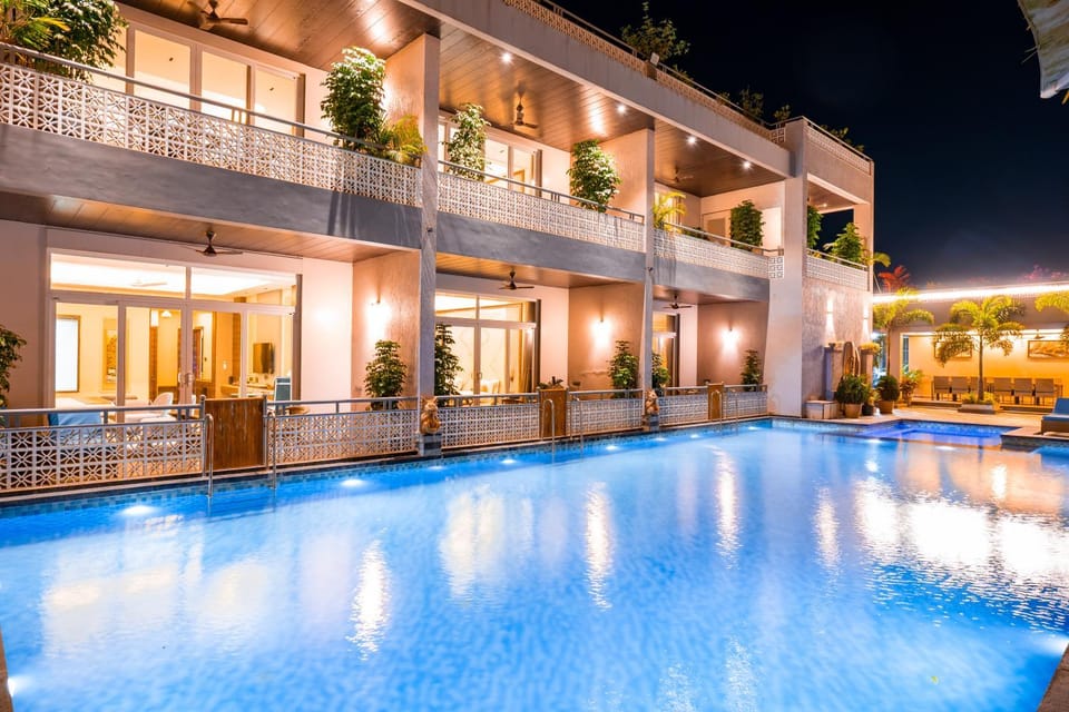 Mountain Creek by ELIVAAS Prive Pet-friendly 1 Luxe Room with Shared Pool and Gazebo Apartment in Rajasthan