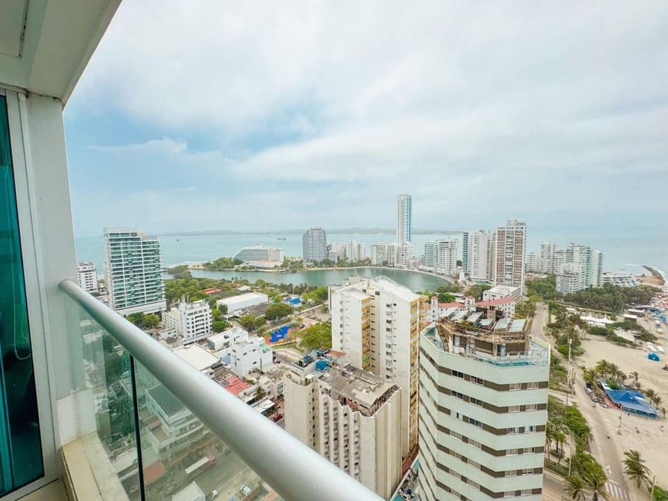 Luxury Ocean View Palmetto Beach Floor 24 2BR Apartment in Cartagena