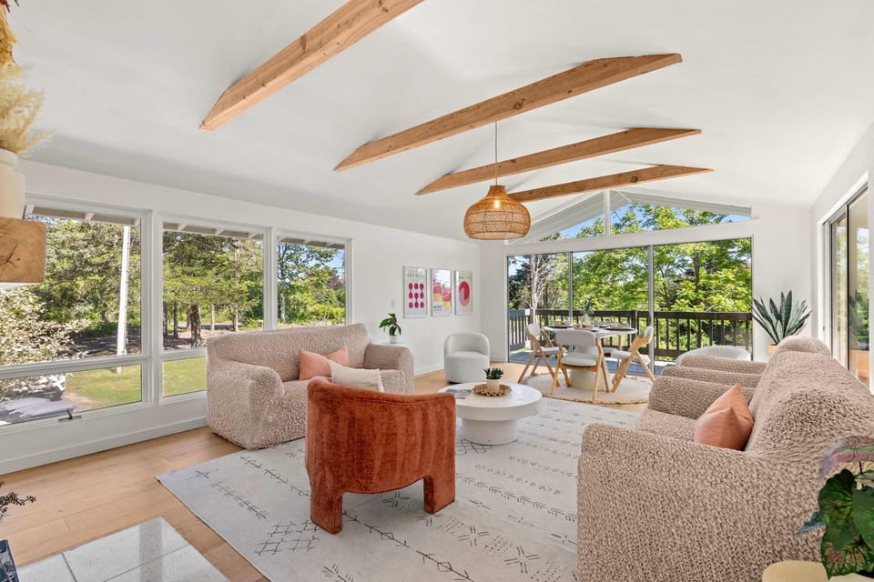 Chic Boho Escape Minutes to Nauset Beach House in Orleans