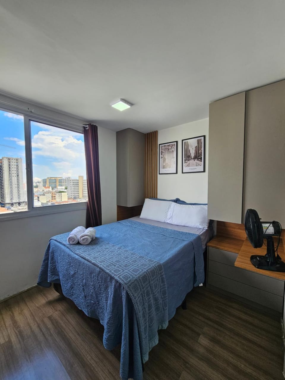 200m metro bras com Piscina Apartment in Sao Paulo City