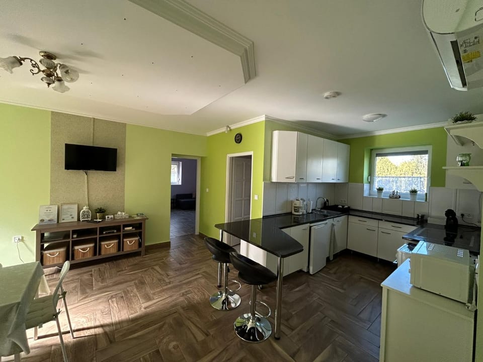 Kitchen or kitchenette, Dining area, oven, stove