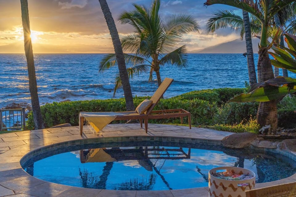 Oceanfront Paradise- A Tropical Palm Retreat House in Polo Beach