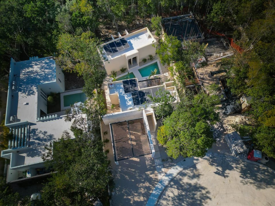 Natural landscape, Bird's eye view, Pool view