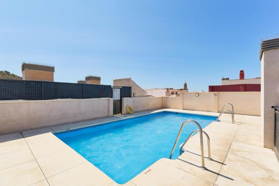 Heart of Malaga Rooftop Pool with Private Parking Apartment in Malaga