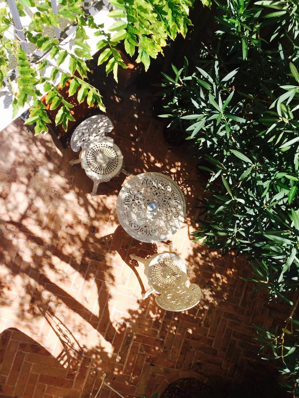 Patio, Bird's eye view, Garden