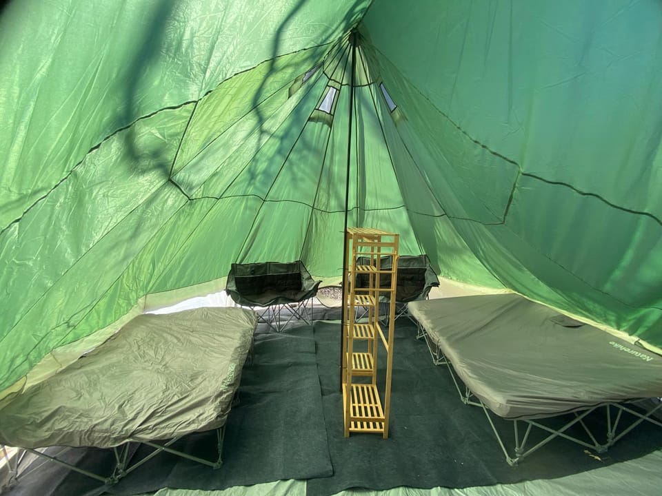 RWH Country Glamping Campsite 4 Luxury tent in Illinois