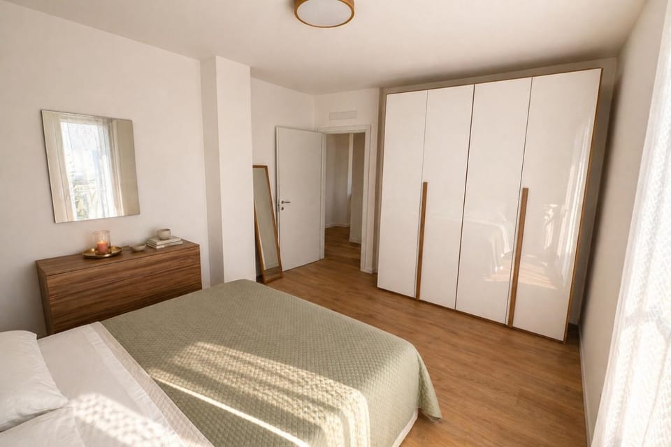 Bed, Photo of the whole room, Bedroom, wardrobe