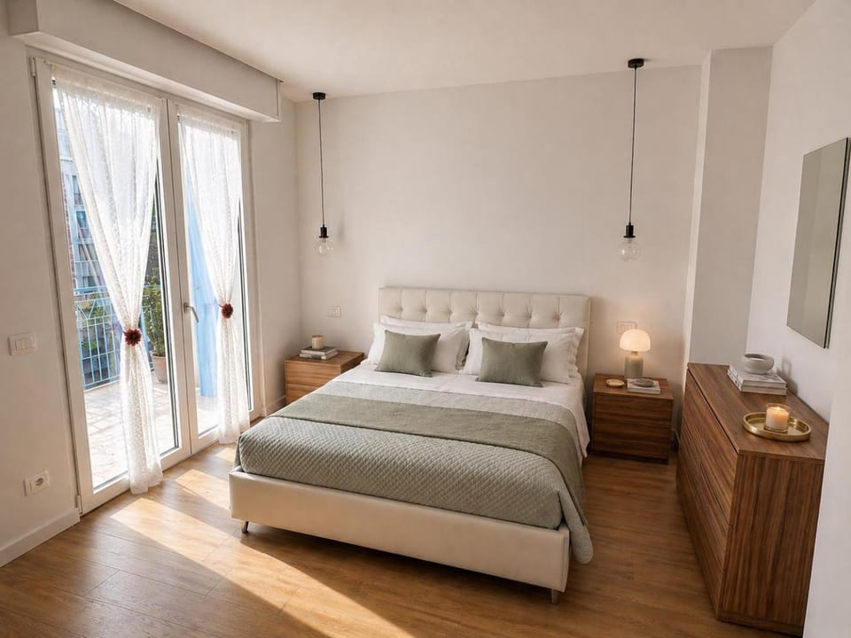 Bed, Photo of the whole room, Bedroom, wardrobe