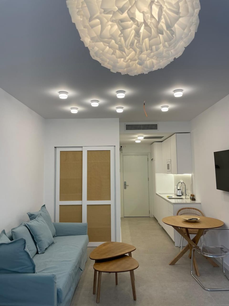 Kitchen or kitchenette, Living room