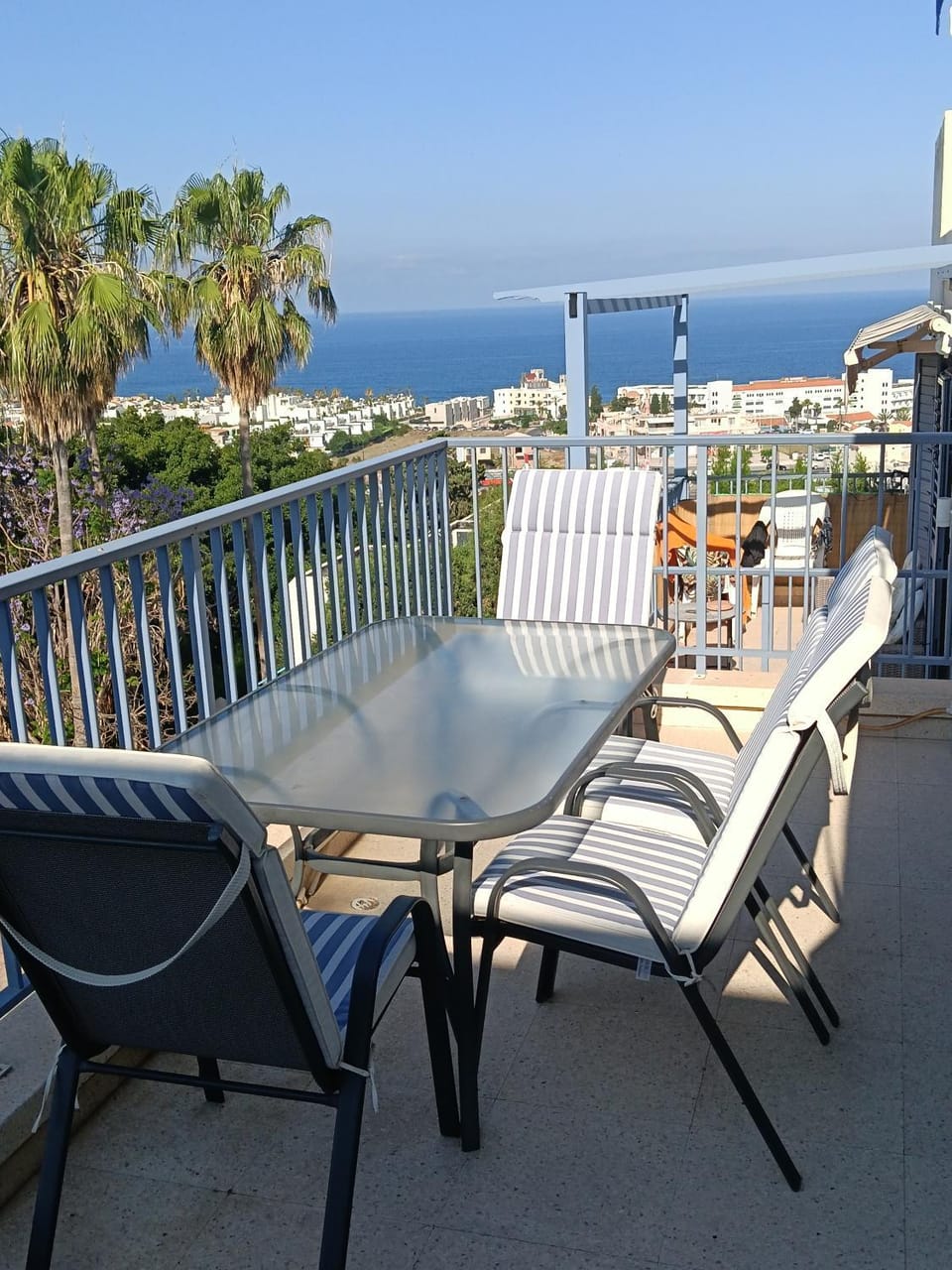 Day, Natural landscape, View (from property/room), Balcony/Terrace, Seating area, Sea view, Sea view