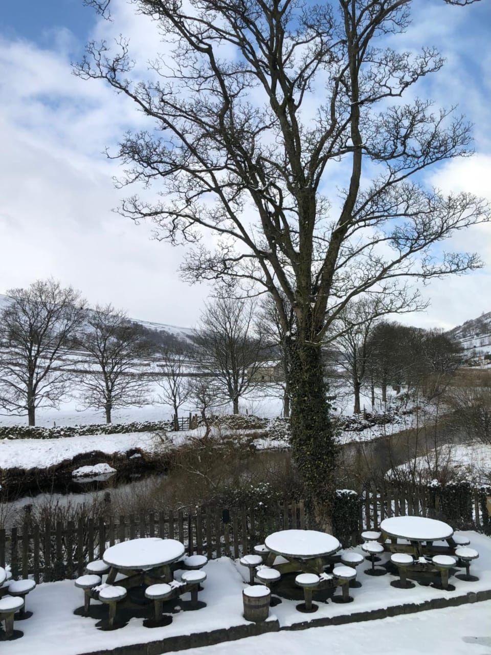 Patio, Day, Natural landscape, Winter, Other, On site, Garden view, River view