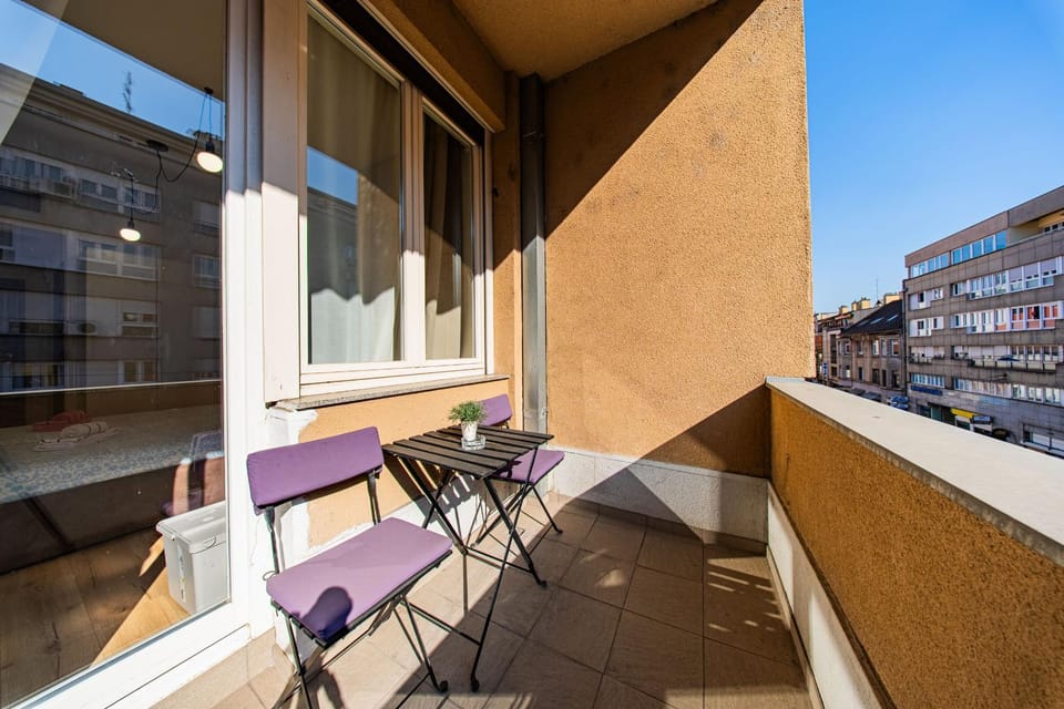 Property building, Day, View (from property/room), Balcony/Terrace, Seating area