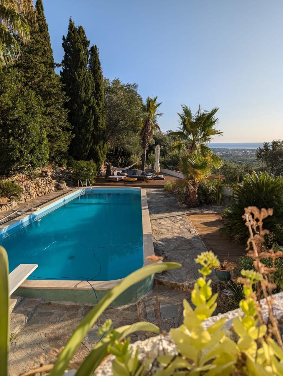 Pool view, Sea view, Swimming pool
