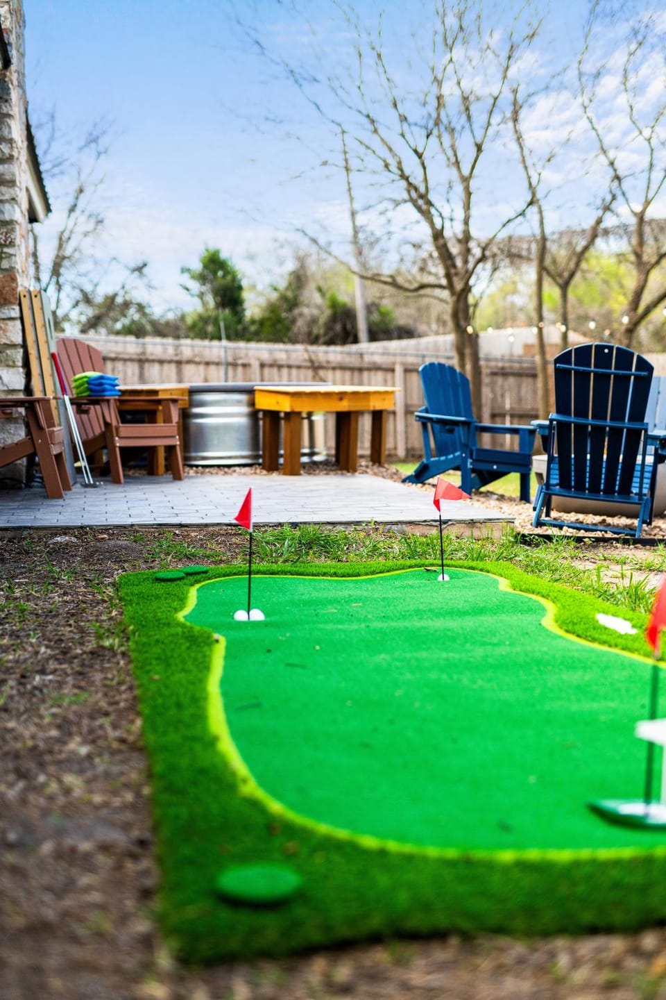 Patio, Garden, Minigolf, Seating area