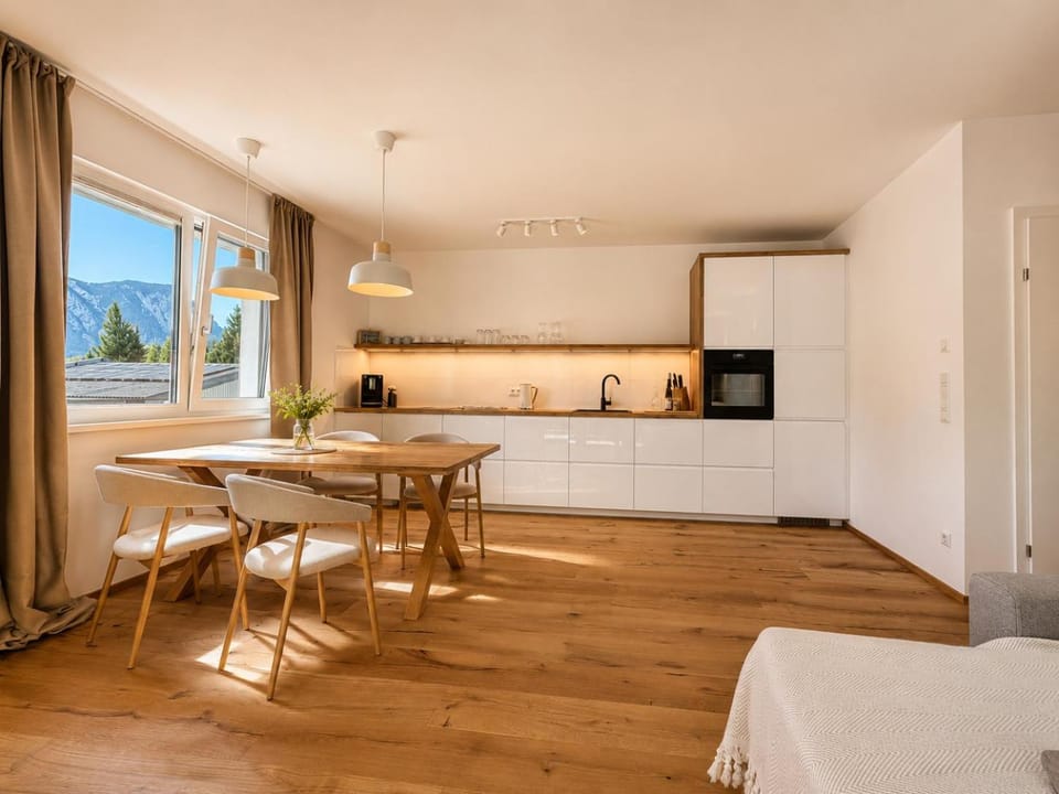 Living room, kitchen