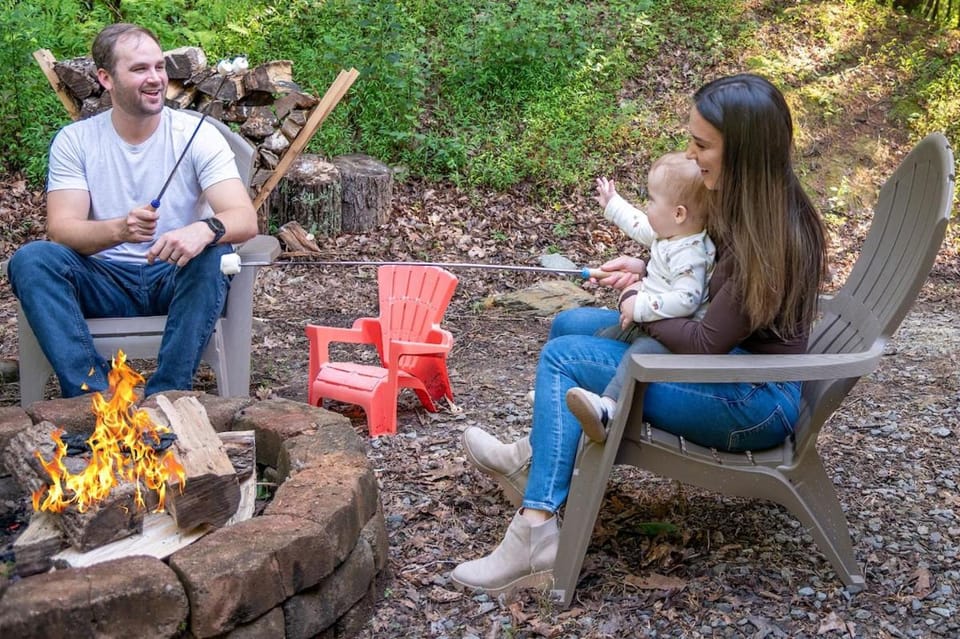 People, Natural landscape, Family, Family, fireplace