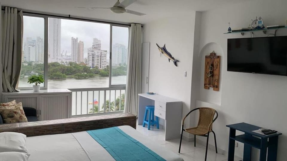 Aparta-estudio con hermosa vista Barrio Laguito Apartment in Cartagena