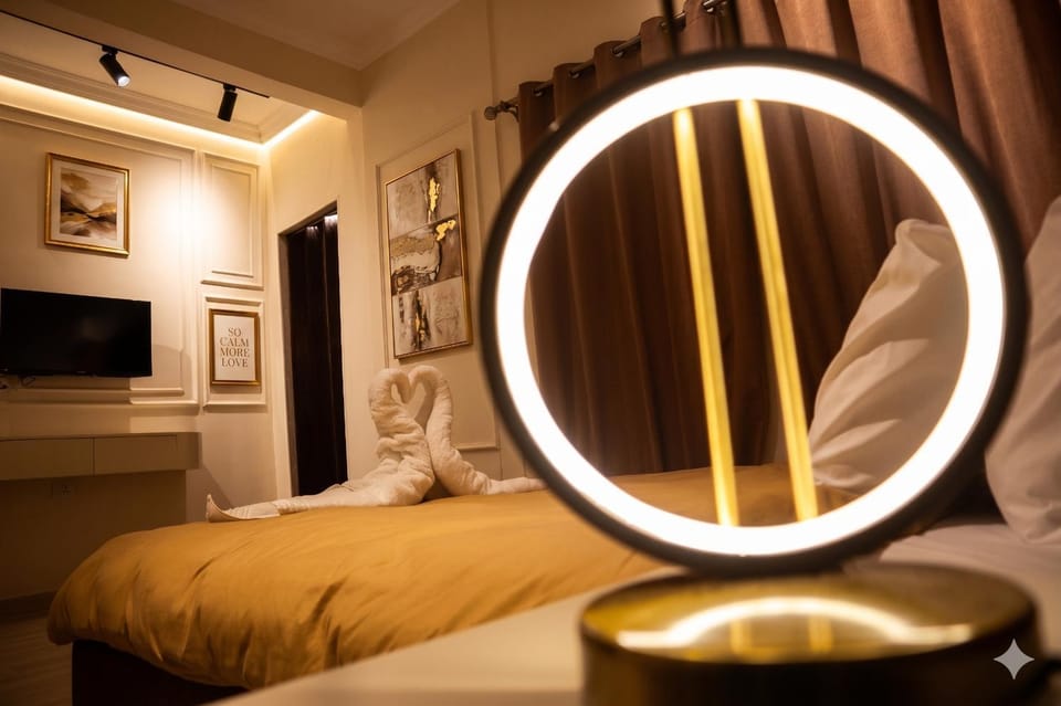 Bed, Day, Natural landscape, View (from property/room), Balcony/Terrace, Living room, Photo of the whole room, Seating area, Bedroom, Mountain view