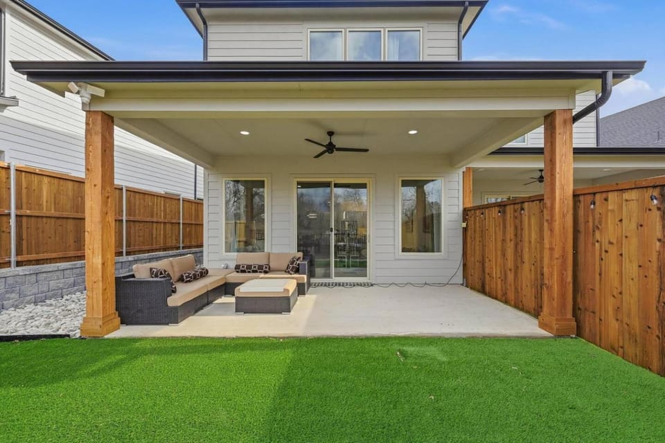 Patio, Garden, Seating area
