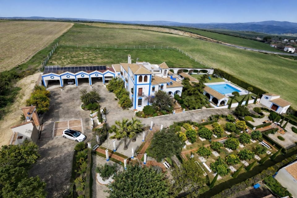 Property building, Natural landscape, Bird's eye view