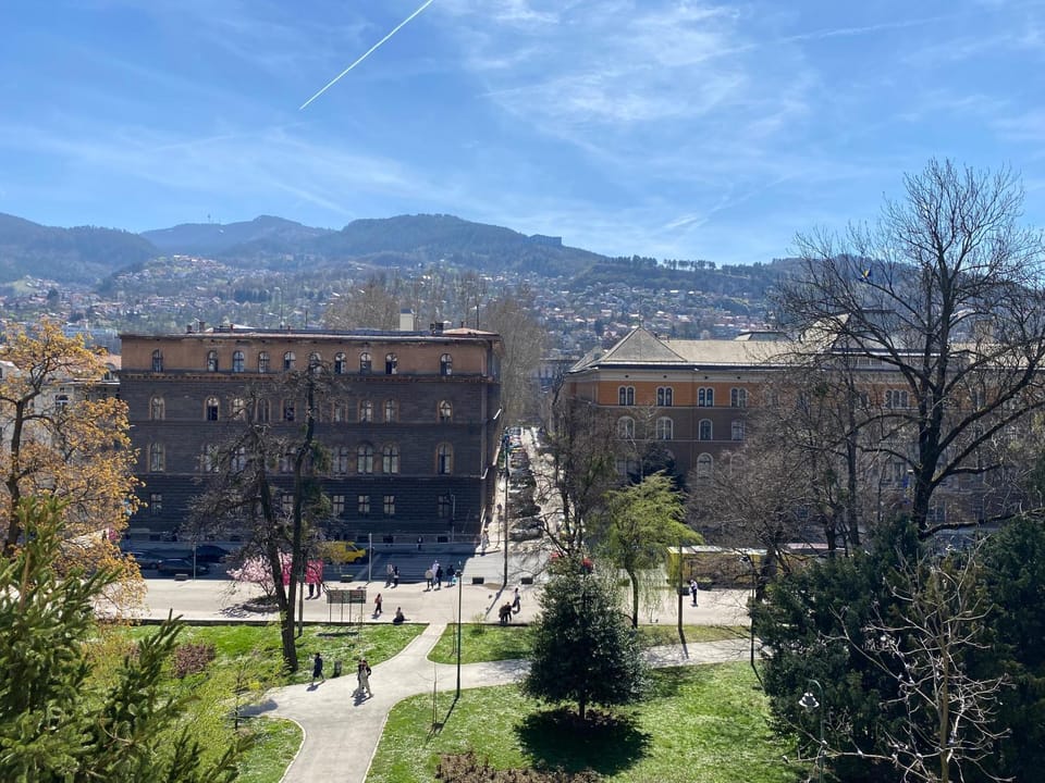 Property building, Nearby landmark, Spring, Day, Natural landscape, Mountain view