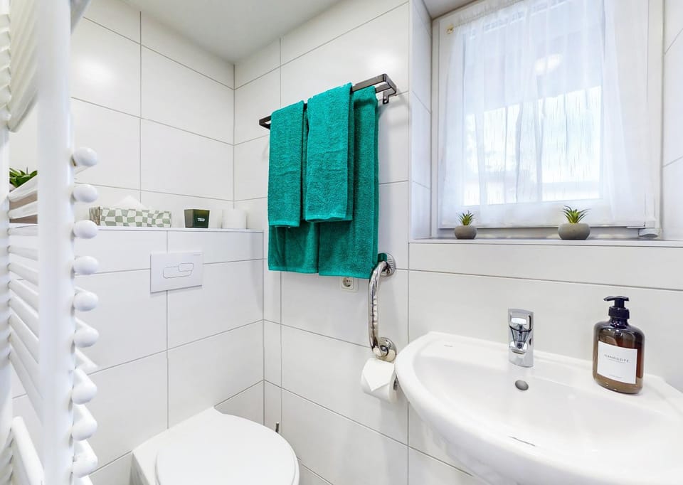 Toilet, Bathroom, towels