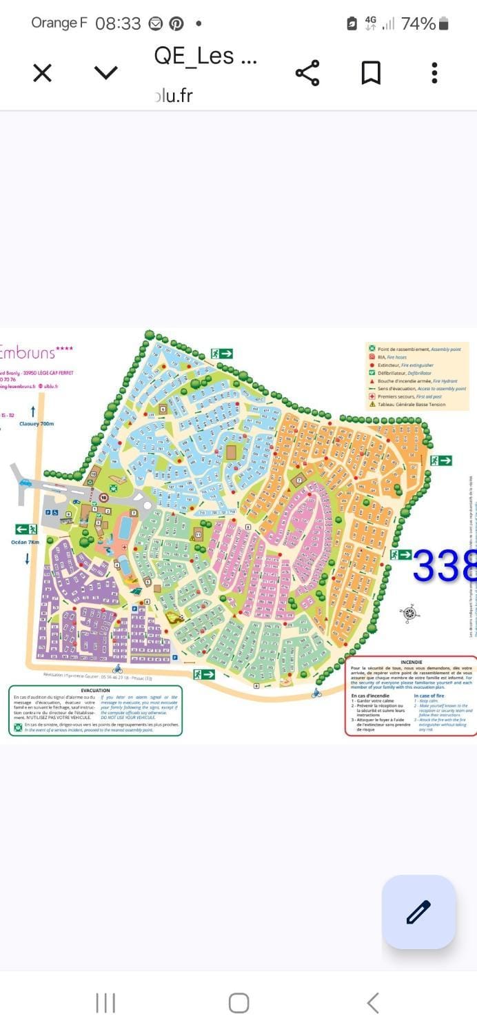 La Cabane de Nell Campground/ 
RV Resort in Lege-Cap-Ferret