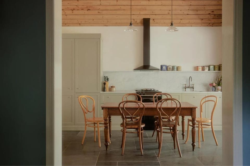 Kitchen or kitchenette, Dining area