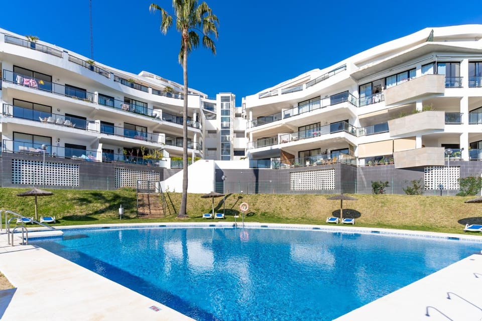 Property building, Living room, Swimming pool
