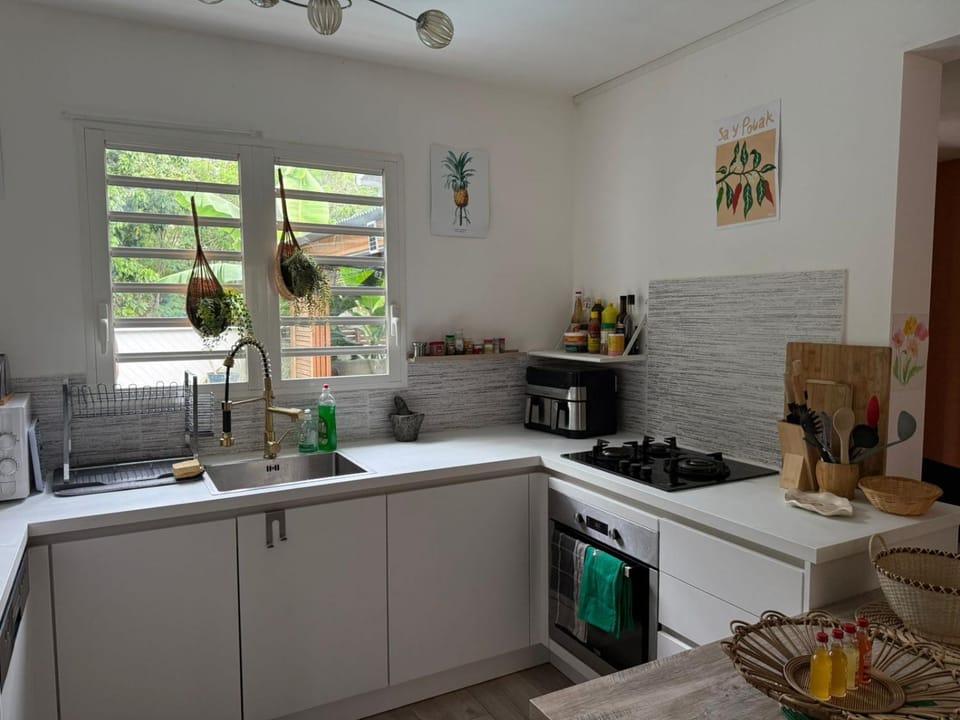 Kitchen or kitchenette, dishwasher, oven, stove