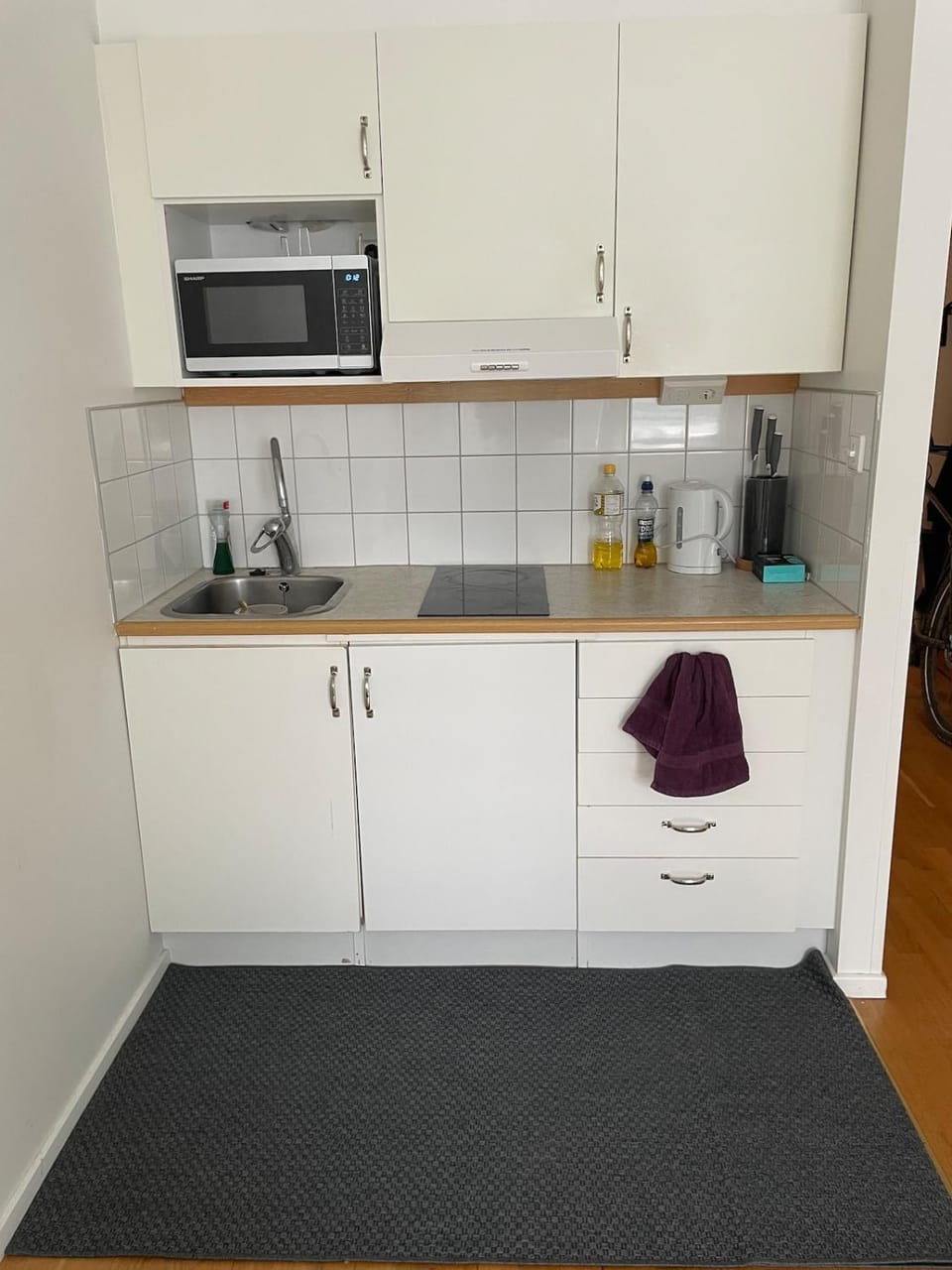 One room flat overlooking the mall in Kista Apartment in Stockholm