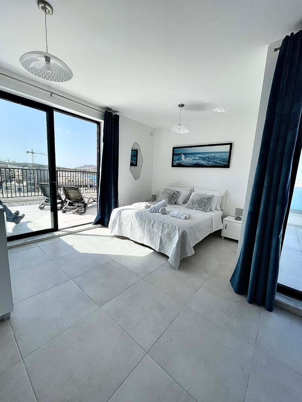 Bed, View (from property/room), Sea view