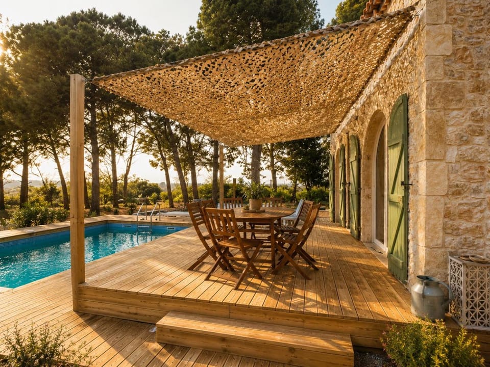 Patio, Dining area, Pool view, Swimming pool