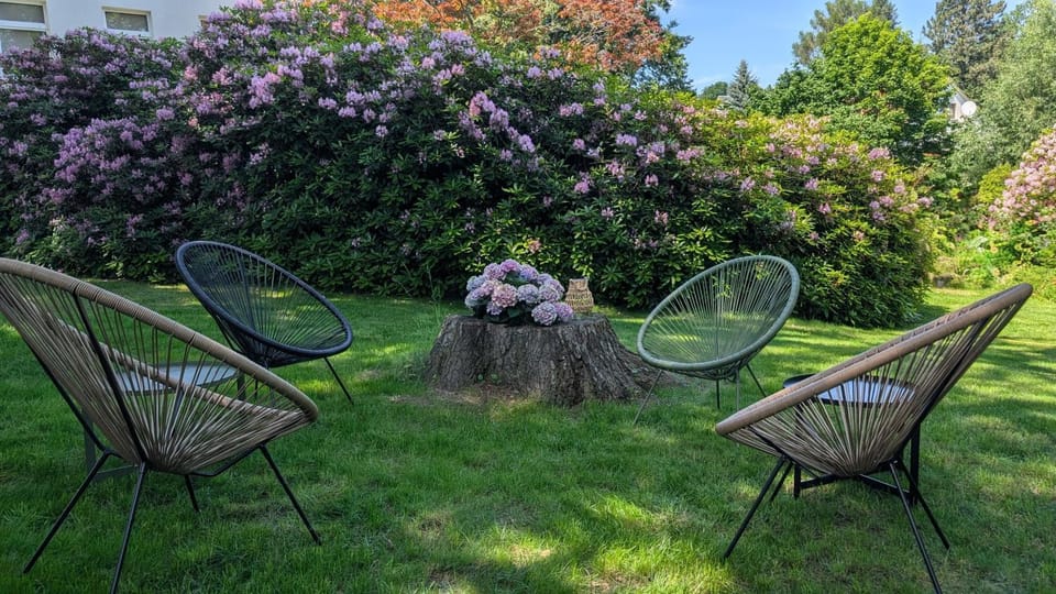 Oberlausitz Glück - gemütliche Ferienwohnung in ruhiger Lage mit Garten und Kamin Apartment in Sächsische Schweiz-Osterzgebirge