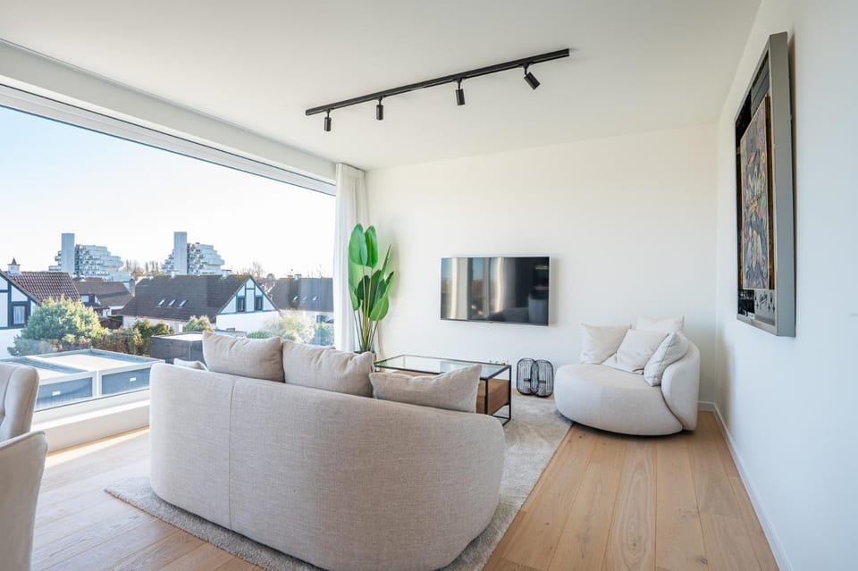 Stylish apartment in De Haan with Pool and garage Apartment in Bredene