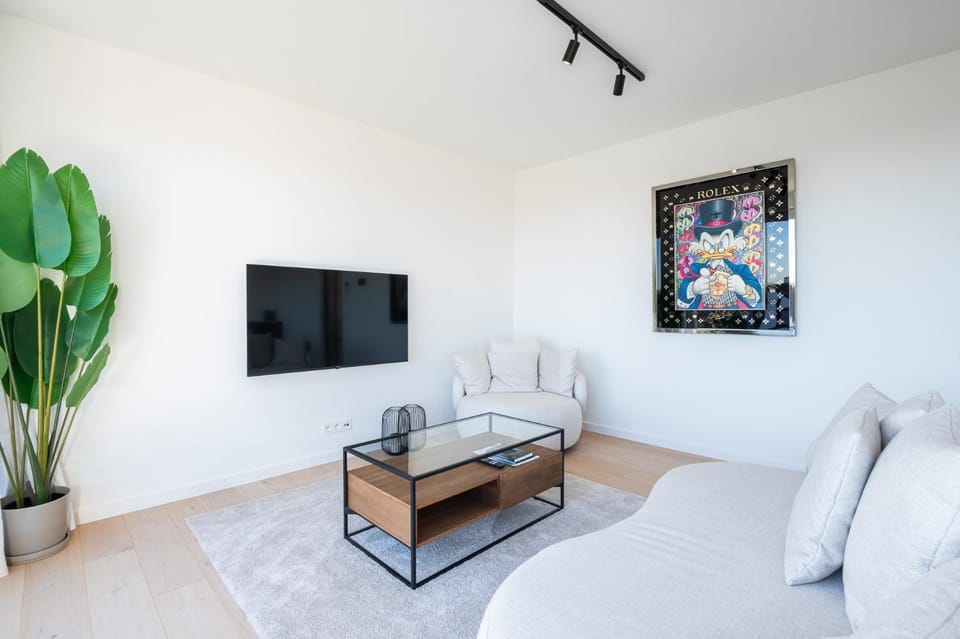 Stylish apartment in De Haan with Pool and garage Apartment in Bredene
