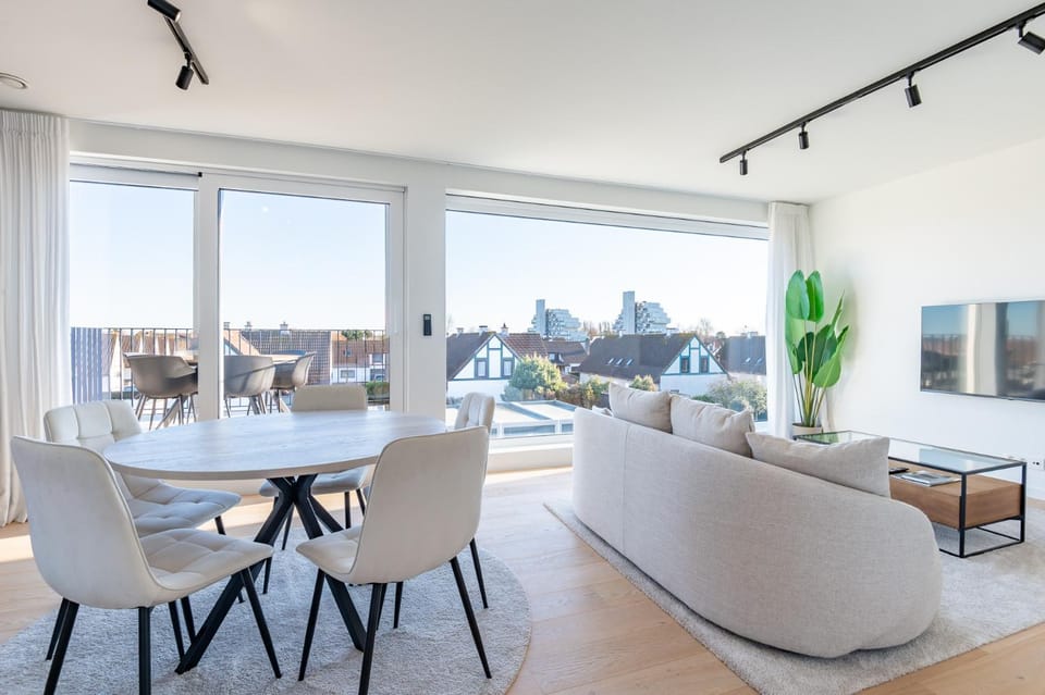 Stylish apartment in De Haan with Pool and garage Apartment in Bredene