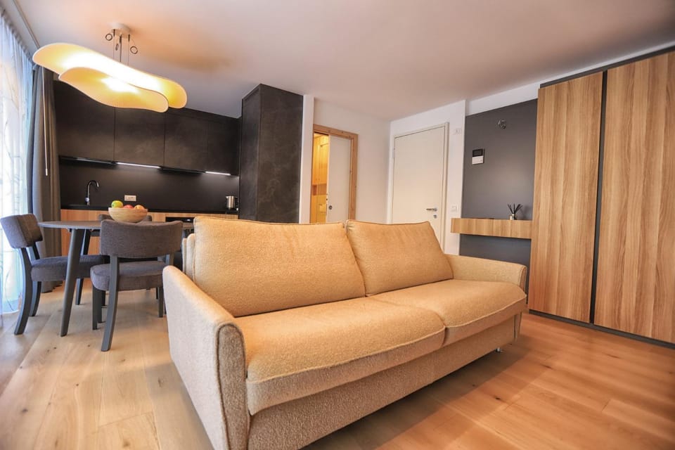 Kitchen or kitchenette, Living room, Dining area