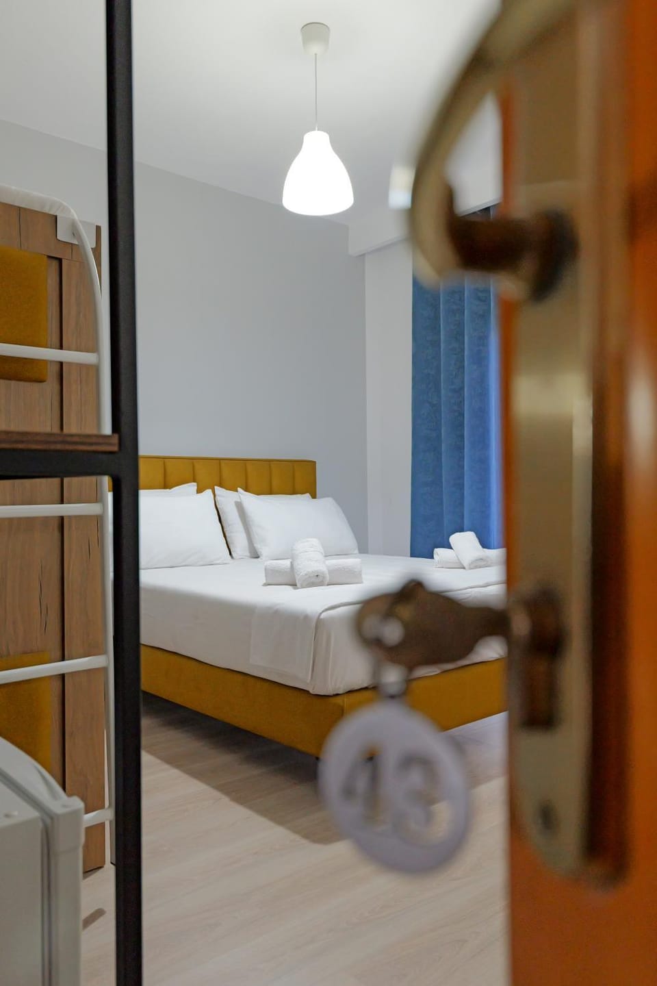 Photo of the whole room, Bedroom, bunk bed, wardrobe